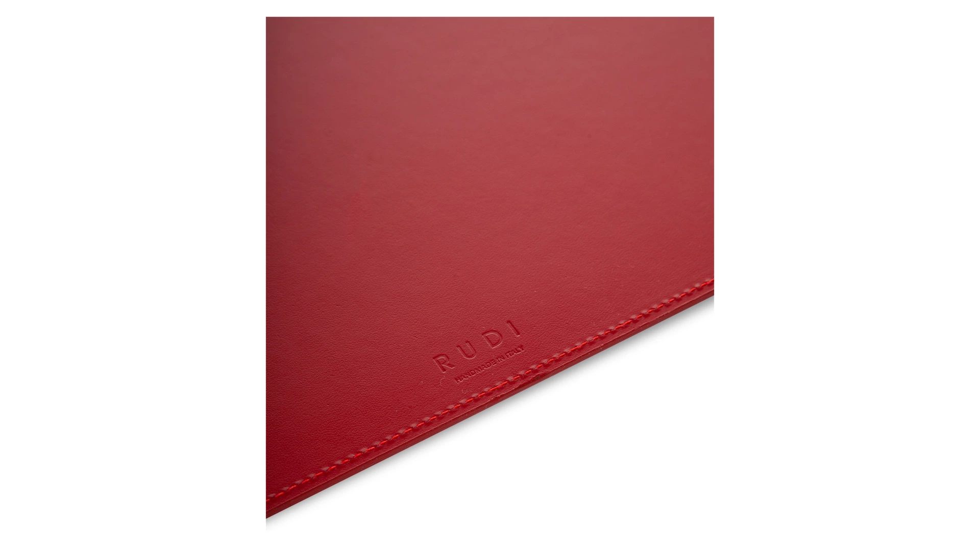 Салфетка подстановочная прямоугольная с закругленными краями Rudi Питагора 42,5х32,4 см, красная