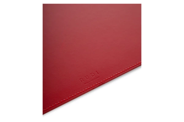Салфетка подстановочная прямоугольная с закругленными краями Rudi Питагора 42,5х32,4 см, красная