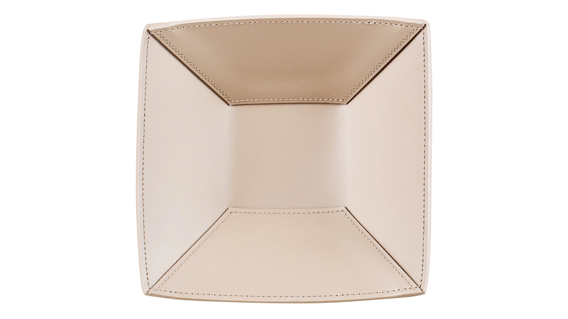 Мелочница квадратная Rudi Нинфея 20х20 см, серо-коричневая