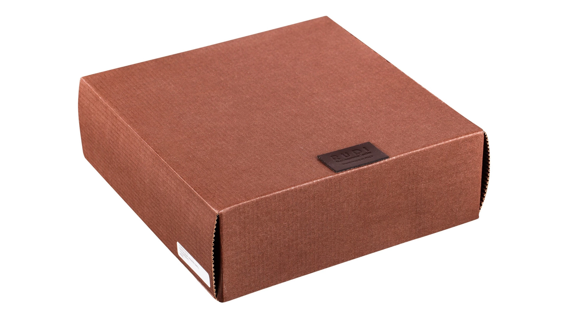 Мелочница квадратная Rudi Нинфея 20х20 см, серо-коричневая