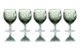 Набор бокалов для шампанского ГХЗ Орешек 250 мл 5 шт, хрусталь, дымчатый-sale