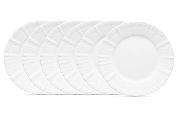 Набор тарелок обеденных Noritake "Шер Бланк" 27,7см, 6шт
