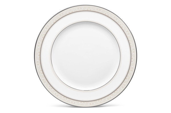 Набор тарелок обеденных Noritake "Монтвейл, платиновый кант" 27см, 6шт