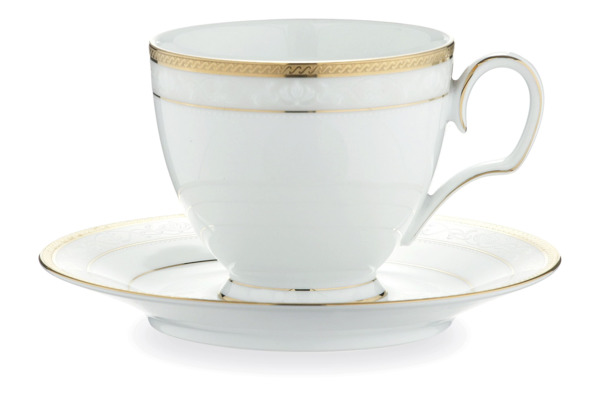 Сервиз чайный Noritake Хэмпшир, золотой кант на 6 персон 14 предметов