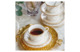 Набор из 6 чашек чайных с блюдцами Noritake Трефолио, золотой кант 225 мл
