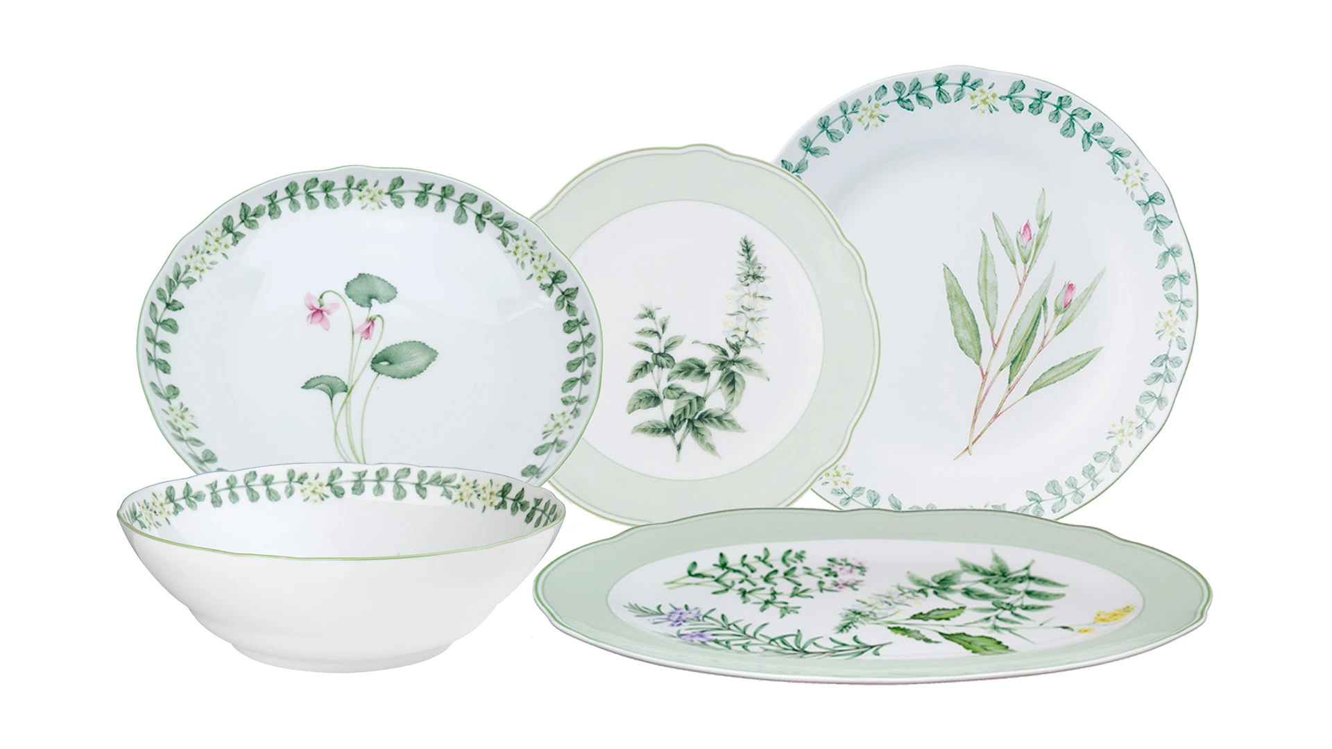 Сервиз столовый Noritake Английские травы на 6 персон 20 предметов