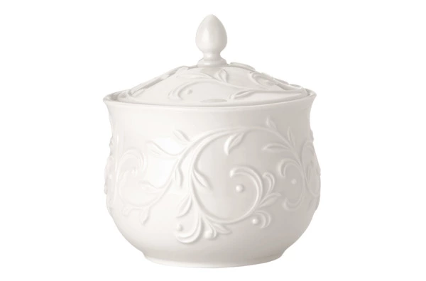 Набор для чая Lenox Чистый опал, рельеф чайник, сахарница, молочник