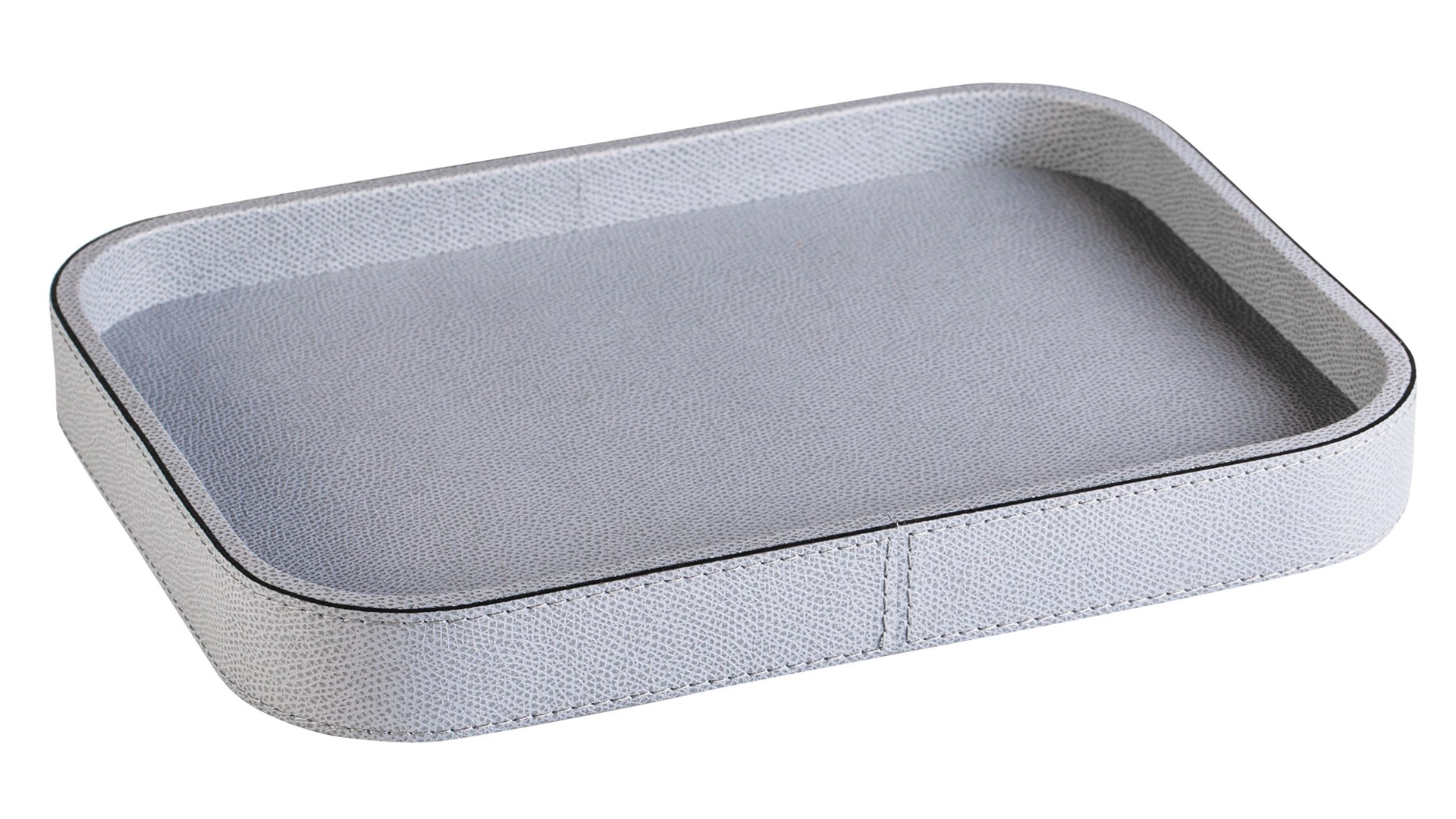 Поднос прямоугольный Giobagnara Поло 23,5х17,5 см, серо-голубой