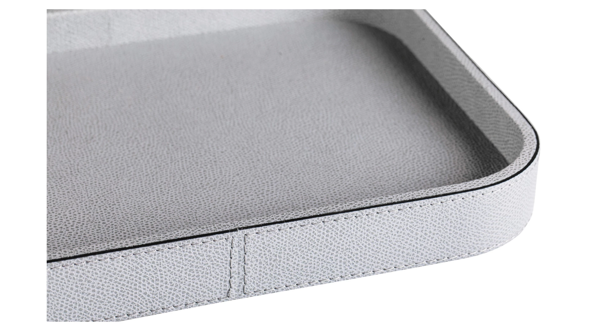 Поднос прямоугольный Giobagnara Поло 23,5х17,5 см, серо-голубой