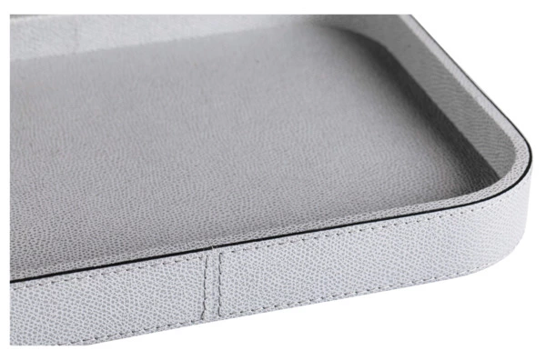 Поднос прямоугольный Giobagnara Поло 23,5х17,5 см, серо-голубой