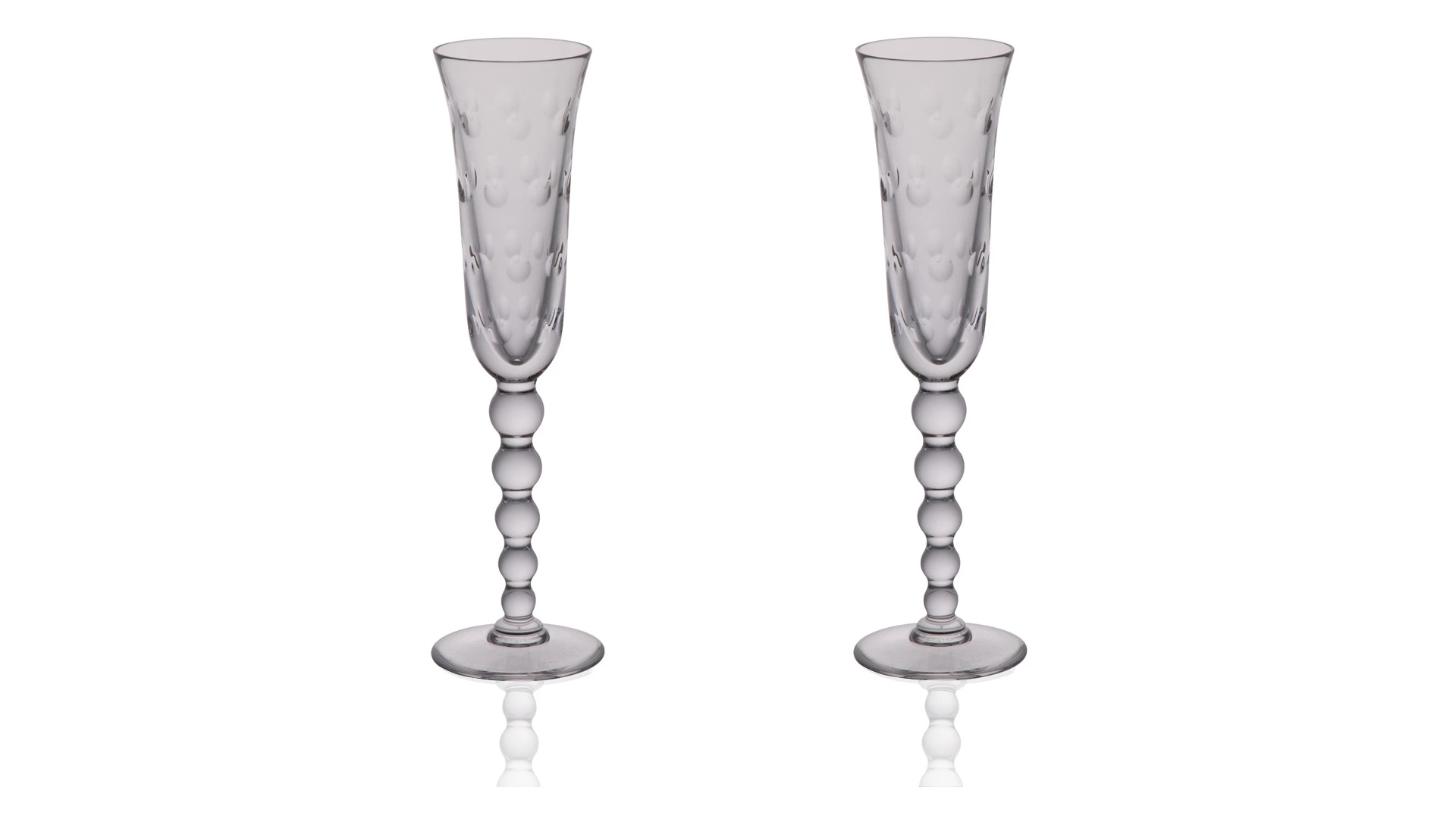 Набор из 2 фужеров для шампанского Saint-Louis Капли 100 мл