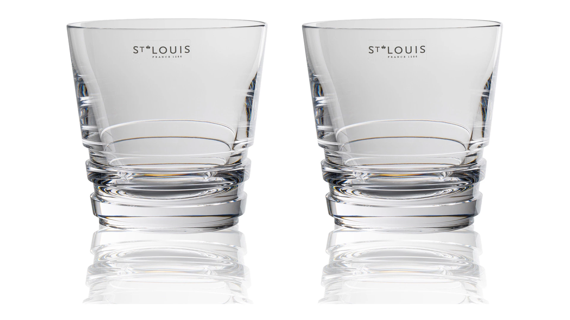 Набор из 2 стаканов для виски Saint-Louis Оксюморон 350 мл