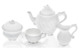 Сервиз чайный Meissen Лебединый сервиз, белый рельеф  на 6 персон 15 предметов
