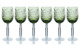 Набор бокалов для вина ГХЗ Натали 270 мл, 6 шт, хрусталь, болотный