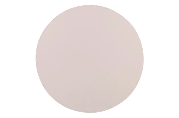 Набор салфеток подстановочных круглых Rudi Питагора 34,5см, бежевый, 6 шт