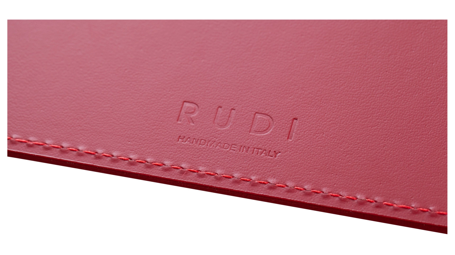 Набор салфеток подстановочных с закругленными краями Rudi Питагора 42,5х32,4см, красный, 6 шт