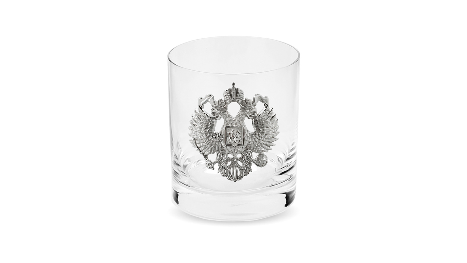 Стопка с гербом Русские самоцветы 7,47 г, серебро 925