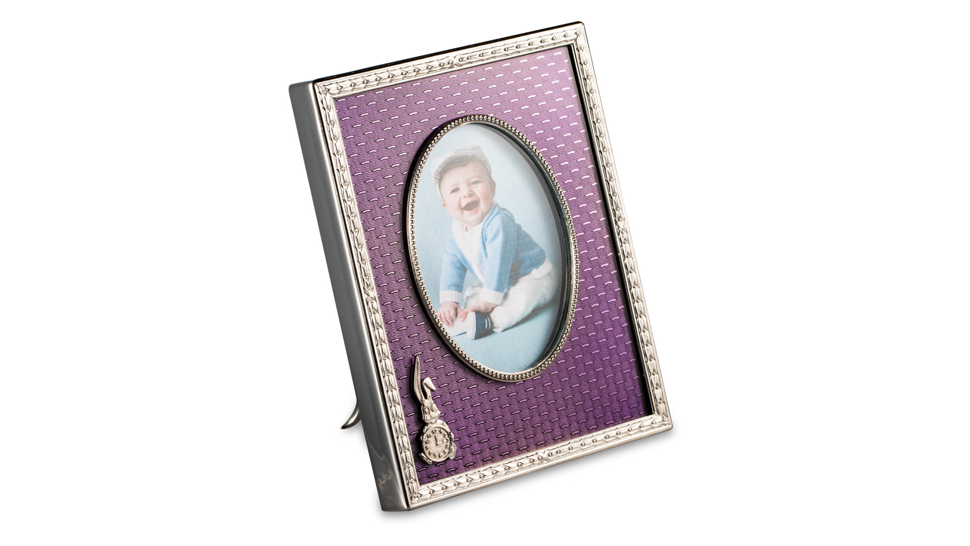 Рамка для фото Русские самоцветы 18,5х21,7 см, латунь, фиолетовая