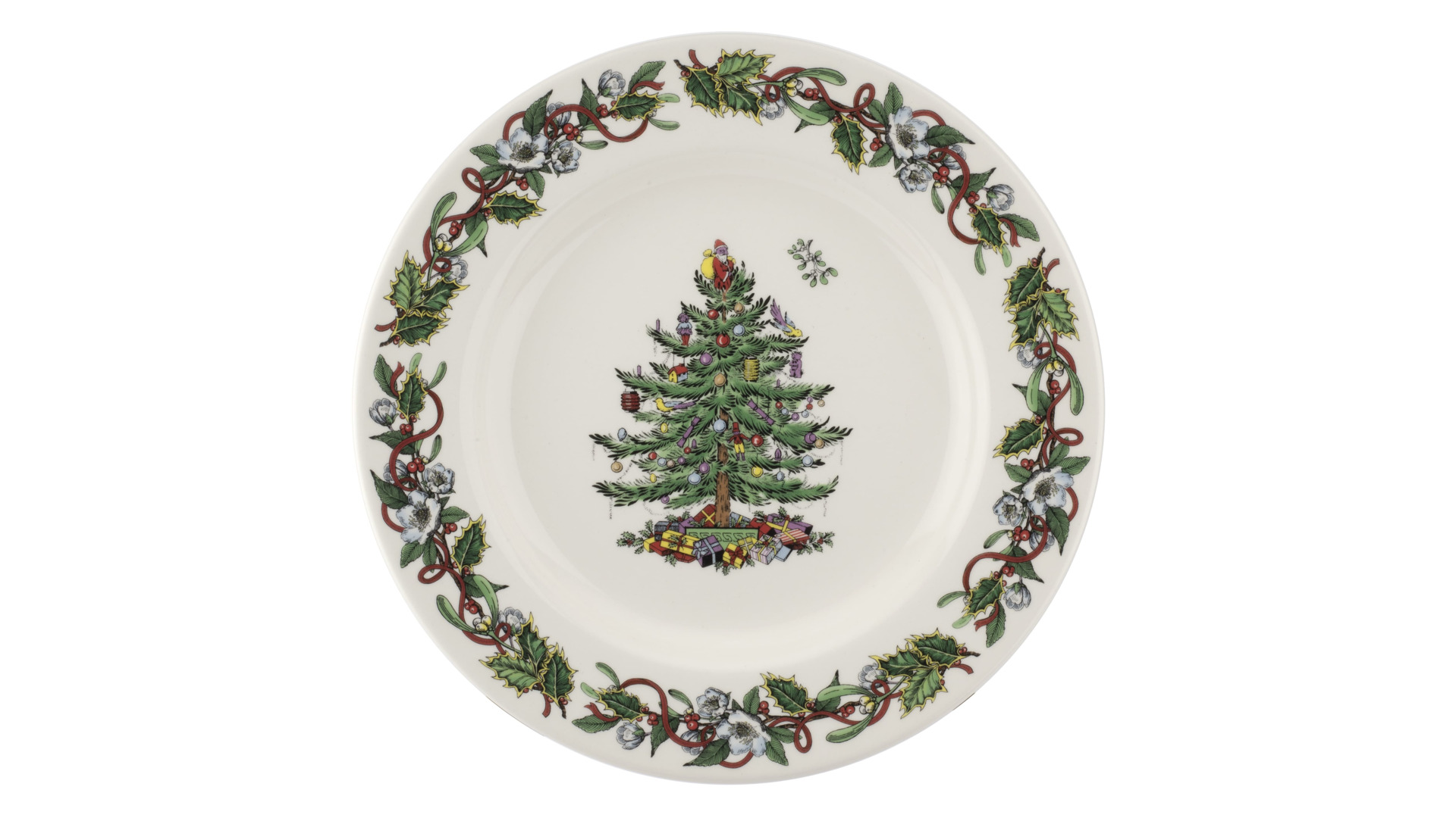 Набор тарелок обеденных Spode Рождественская ель Эксклюзив 27 см, 4 шт