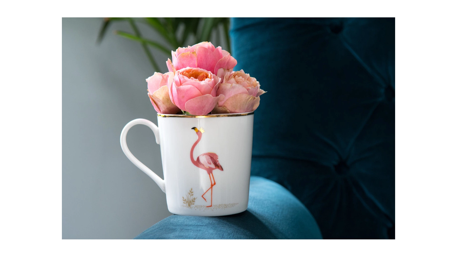 Кружка Portmeirion Сара Миллер ПикадиллиФламинго 340 мл