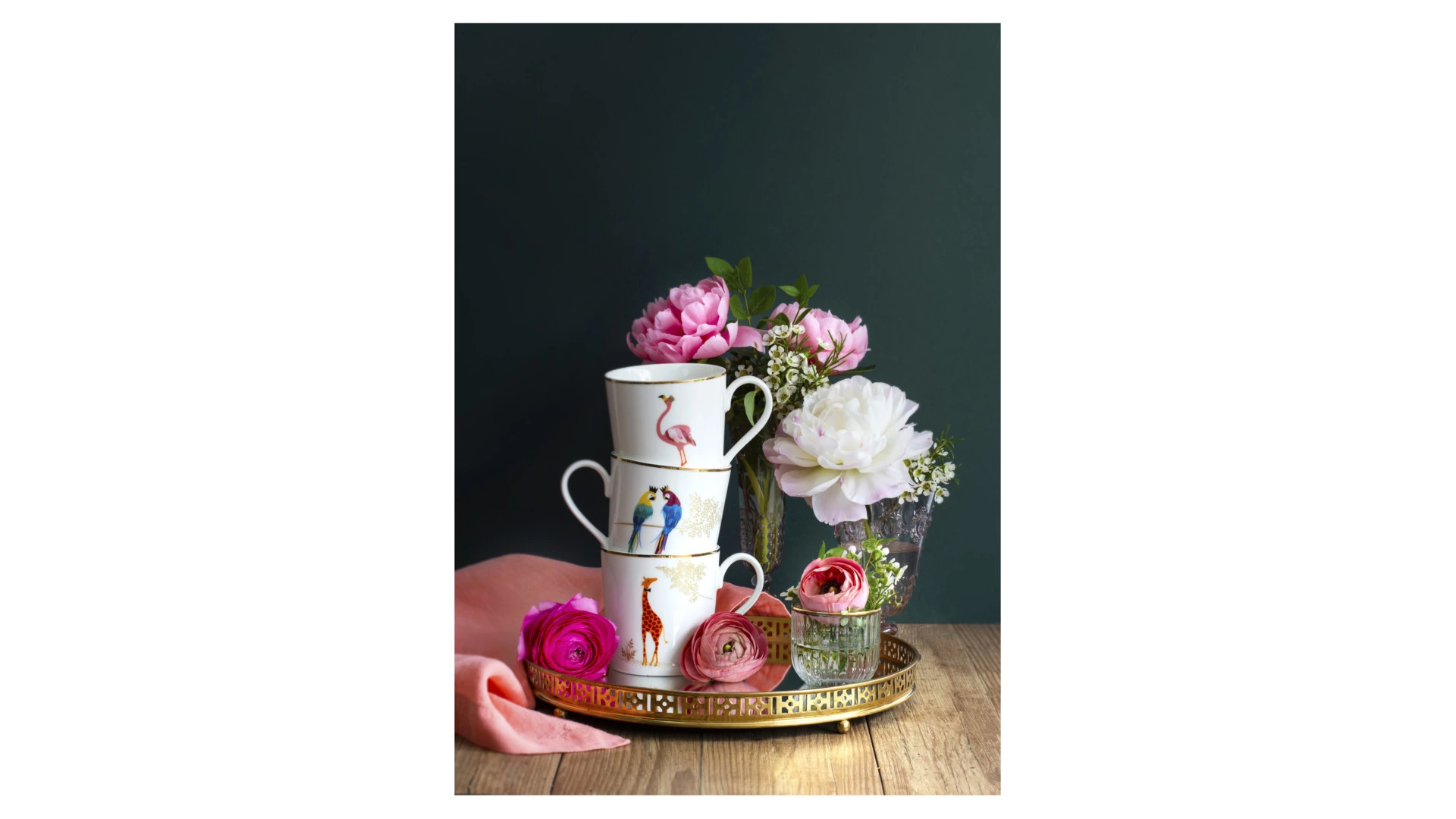 Кружка Portmeirion Сара Миллер ПикадиллиФламинго 340 мл