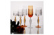 Набор бокалов для шампанского ГХЗ Валенсия 100 мл, 6 шт, хрусталь, янтарный