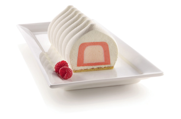Форма для выпечки муссового 3D торта с многослойной начинкой Silikomart Мульти 22х5хh4см, 400/190м