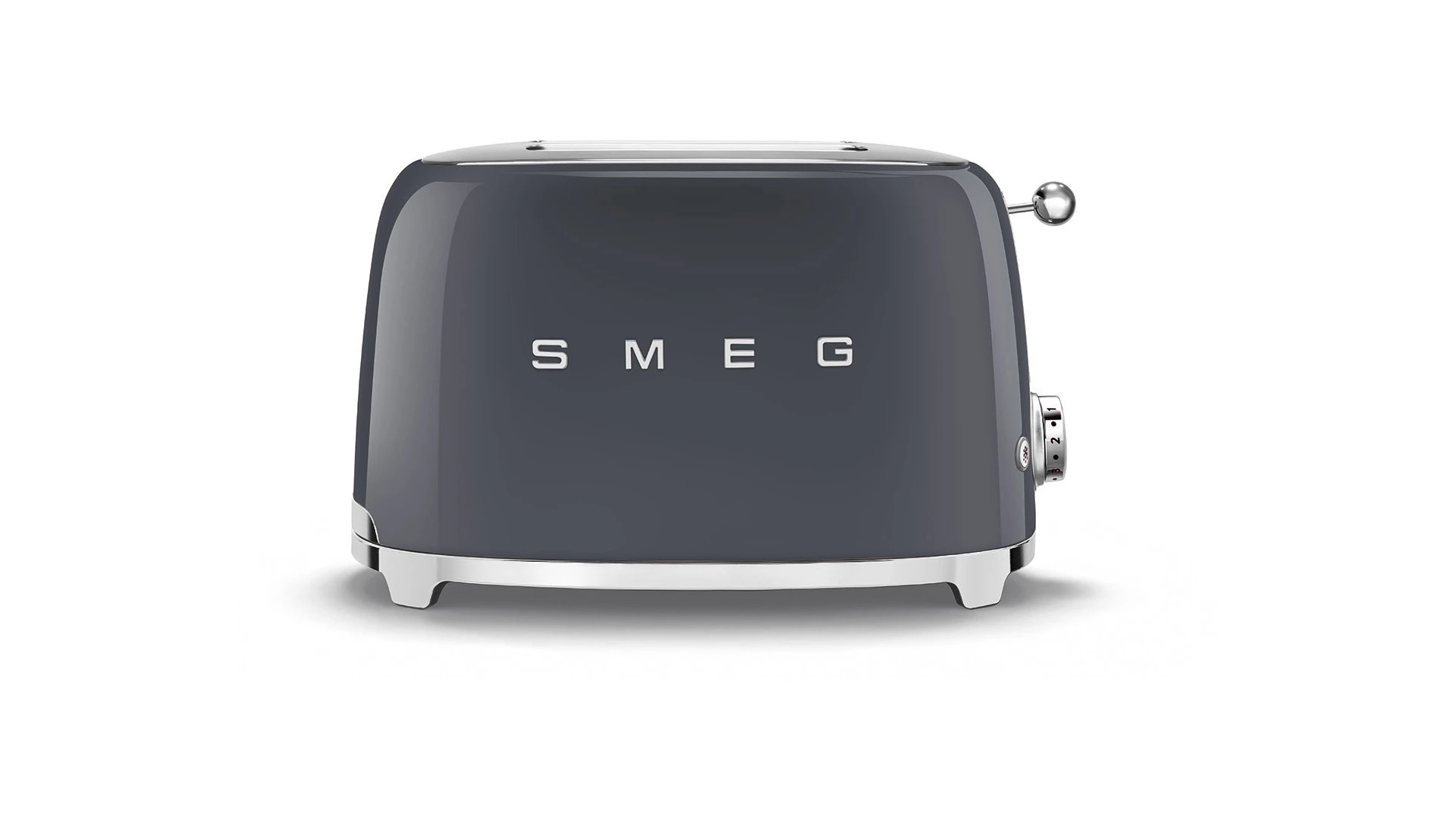Тостер на 2 ломтика SMEG TSF01GREU, 950 Вт, серый
