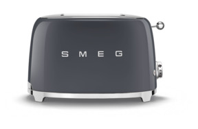 Тостер на 2 ломтика Smeg, серый, TSF01GREU