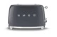Тостер на 2 ломтика SMEG TSF01GREU, 950 Вт, серый