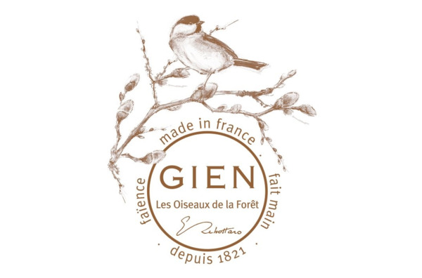 Блюдо прямоугольное Gien Лесные птицы 36х15,5 см, фаянс