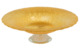 Чаша на ножке Akcam Лунное сияние 30 см, стекло, золотой