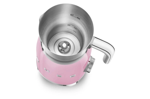 Вспениватель молока SMEG MFF01PKEU 500 Вт, до 250 мл пены, розовый