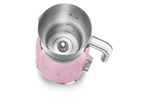 Вспениватель молока SMEG MFF01PKEU 500 Вт, до 250 мл пены, розовый