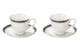 Набор из 2 чашек чайно-кофейных с блюдцами Lenox  Классические ценности 180 мл, 2 шт