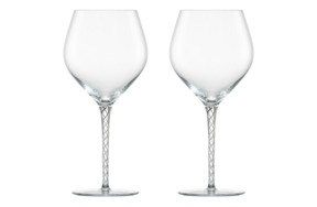 Набор бокалов для красного вина Zwiesel Glas Спирит Бургунди 646 мл, 2 шт, графит, п/к