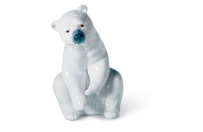 Фигурка Lladro Белый медведь II 8x12 см, фарфор