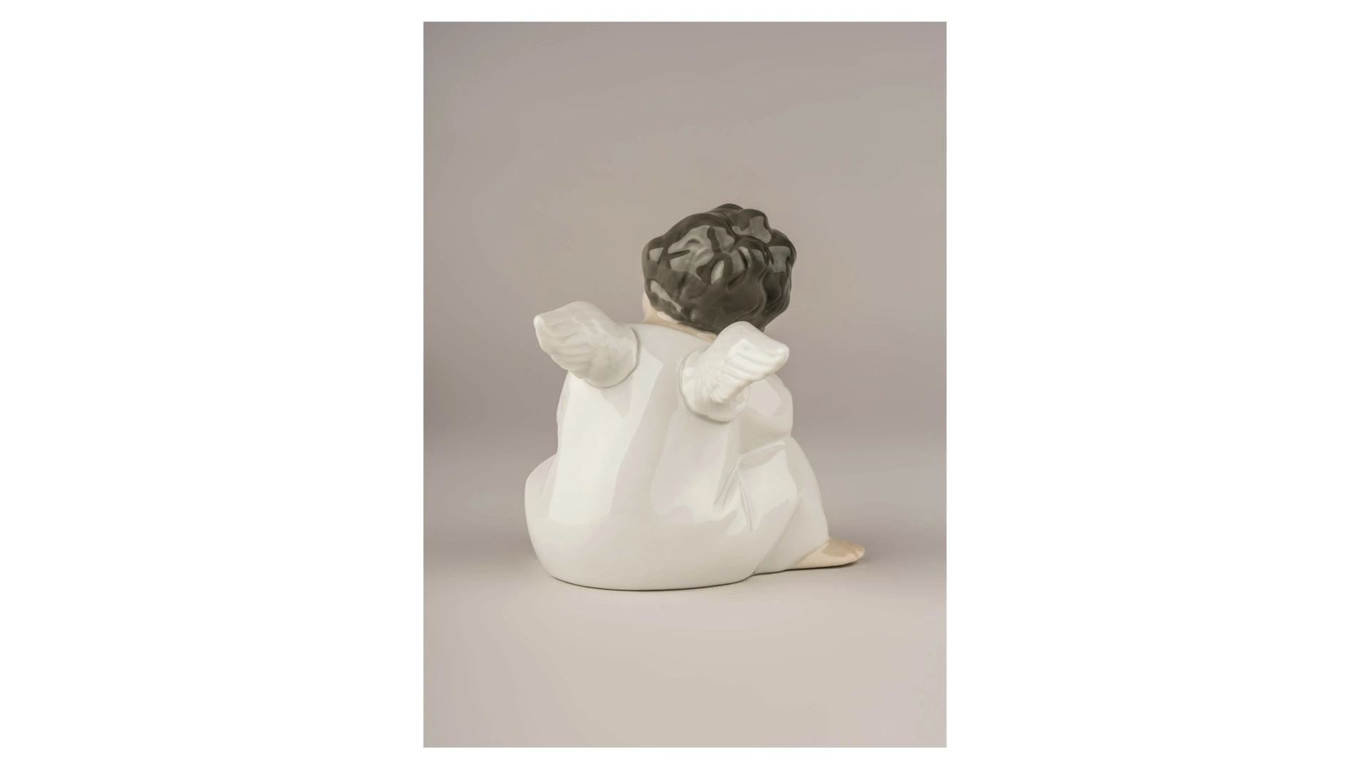 Фигурка Lladro Задумчивый ангел 10x10 см, фарфор