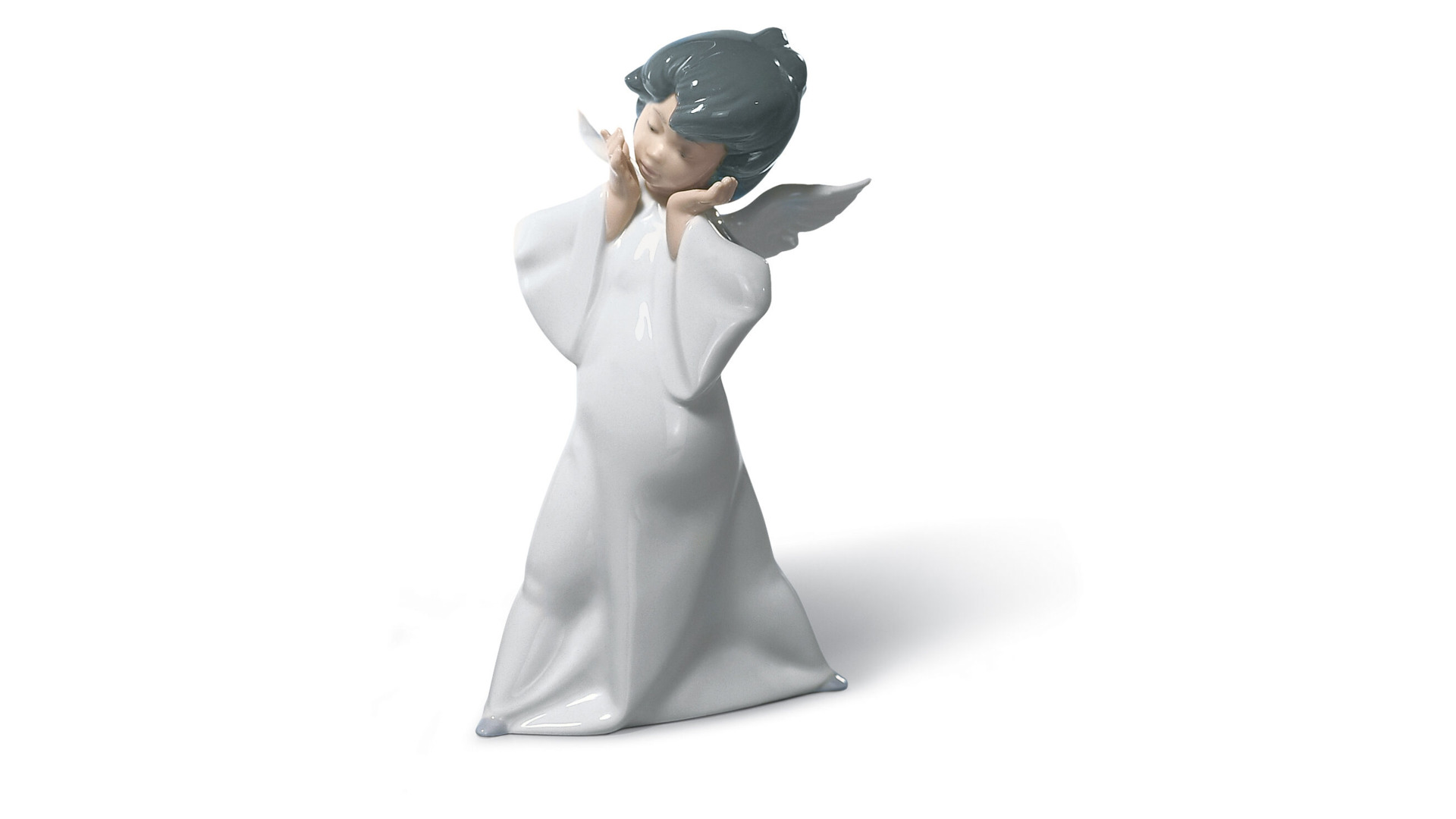 Фигурка Lladro Сочувствующий ангел 13x22 см, фарфор