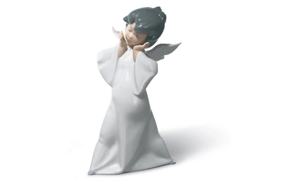 Фигурка Lladro Сочувствующий ангел 13x22 см, фарфор