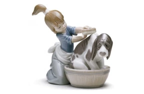 Фигурка Lladro Купание 14x12 см, фарфор