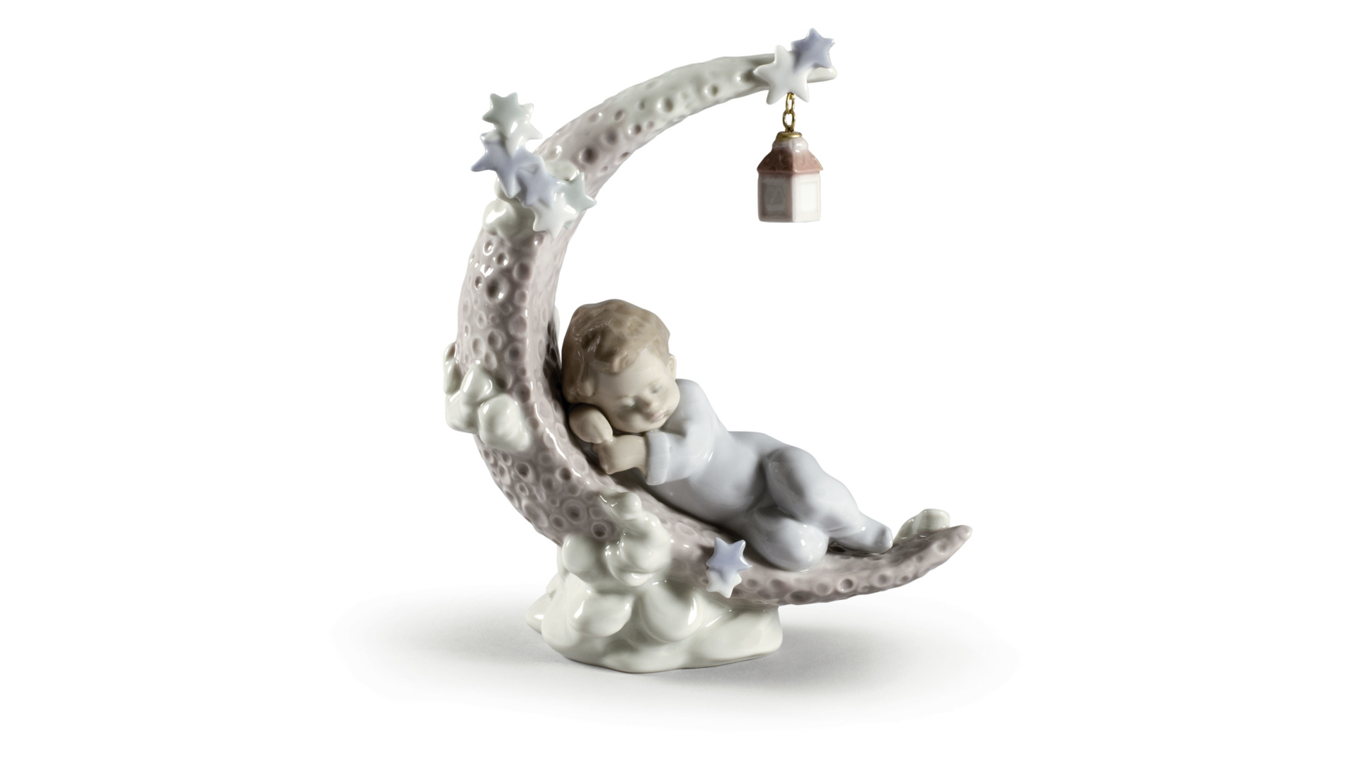 Фигурка Lladro Спящий на луне 15x18 см, фарфор
