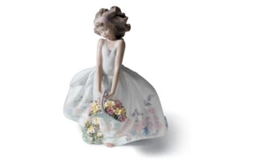 Фигурка Lladro Полевые цветы 21x26 см, фарфор