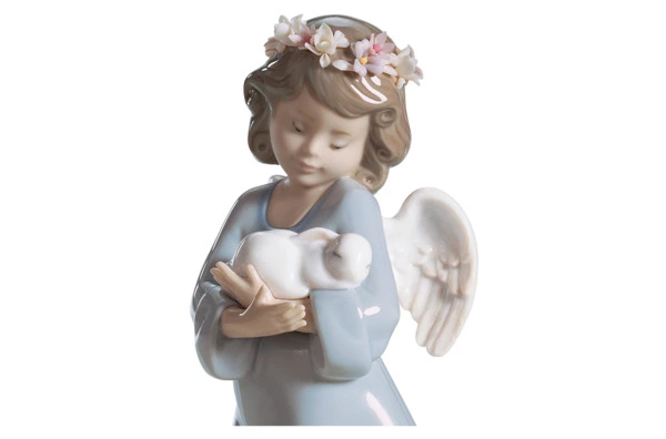 Фигурка Lladro Небесная любовь 8x18 см, фарфор