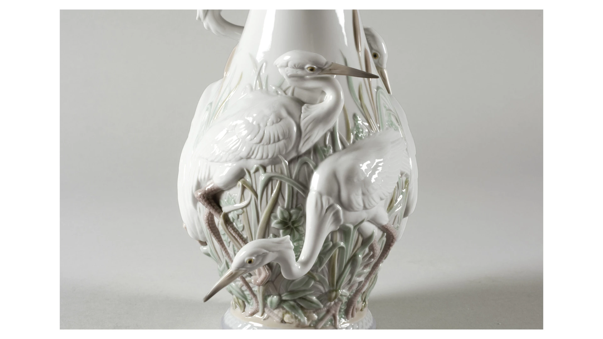 Ваза Lladro Цапли 17x35 см, фарфор