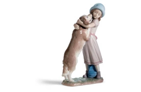 Фигурка Lladro Теплое приветствие 18х26 см, фарфор