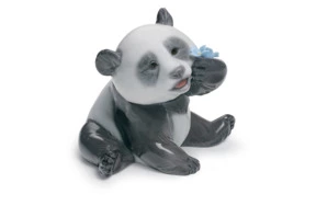 Фигурка Lladro Довольная панда  9x8 см, фарфор