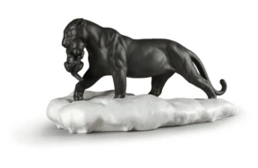 Фигурка Lladro Черная пантера 48х25 см, фарфор