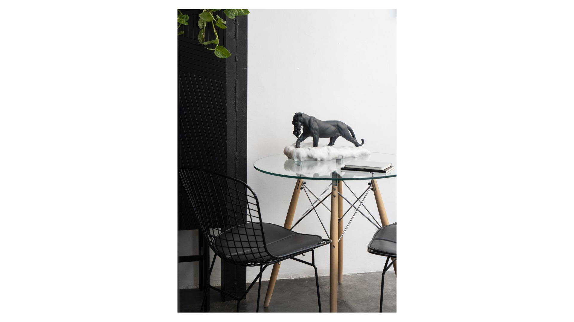 Фигурка Lladro Черная пантера 48х25 см, фарфор