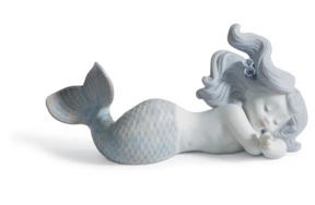 Фигурка Lladro Спящая русалочка 16 см, фарфор